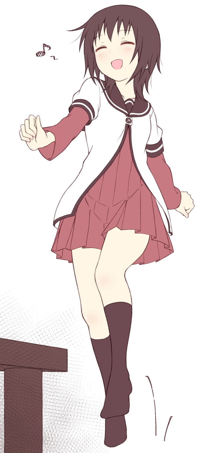 funami_yui pontasu seifuku yuru_yuri