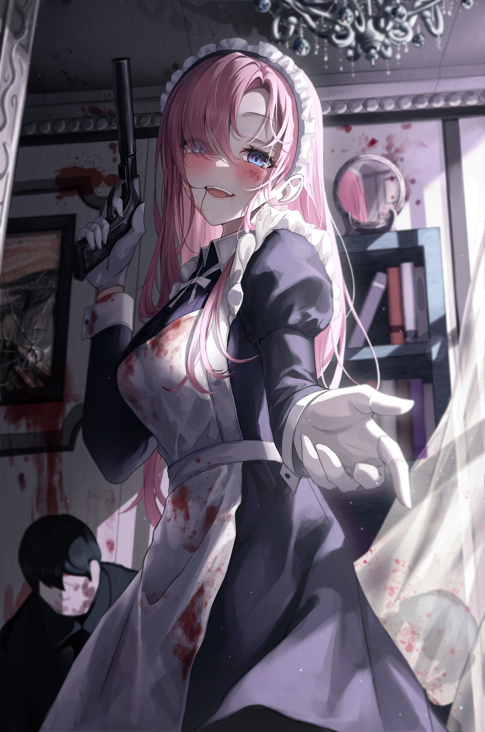 blood gongha gun maid yandere