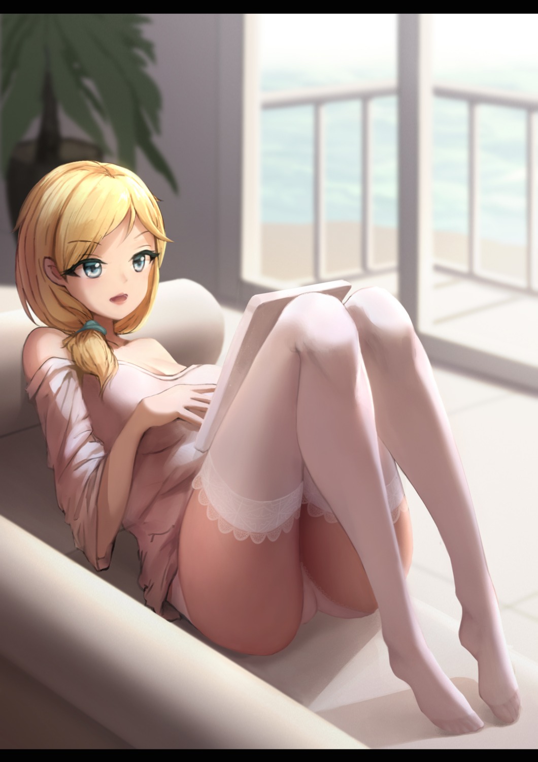 feet no_bra pantsu thighhighs xueci zhanjianshaonv