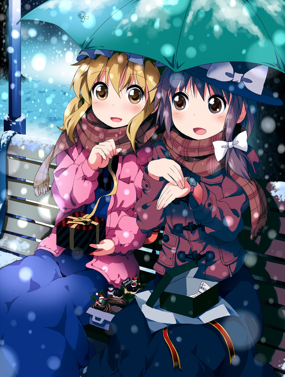 christmas maribel_han touhou tsurukou usami_renko