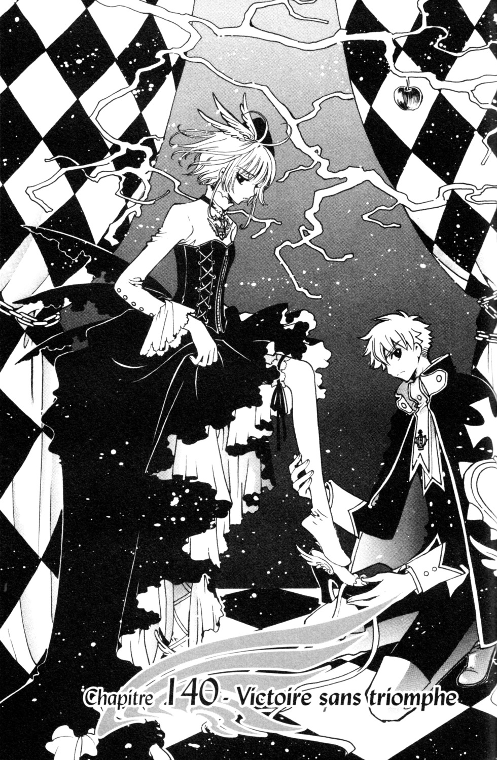 clamp dress gothic_lolita kinomoto_sakura lolita_fashion monochrome tsubasa_reservoir_chronicle