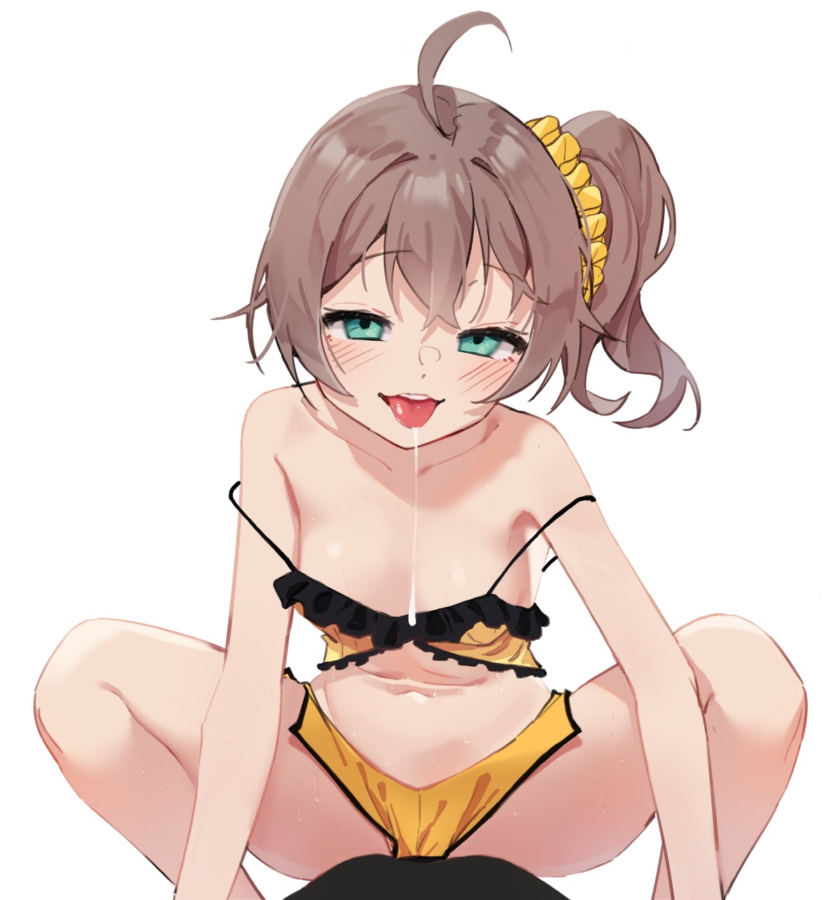 agnam_ore hololive lingerie natsuiro_matsuri no_bra