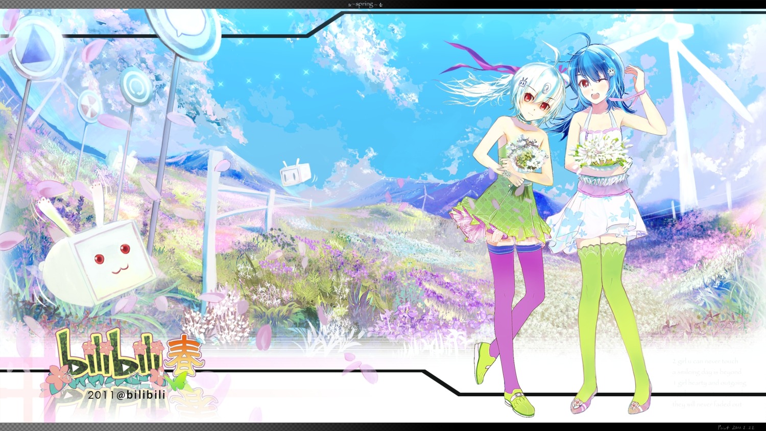 bili_bili_douga bili_girl_22 bili_girl_33 dress landscape moxmod thighhighs wallpaper