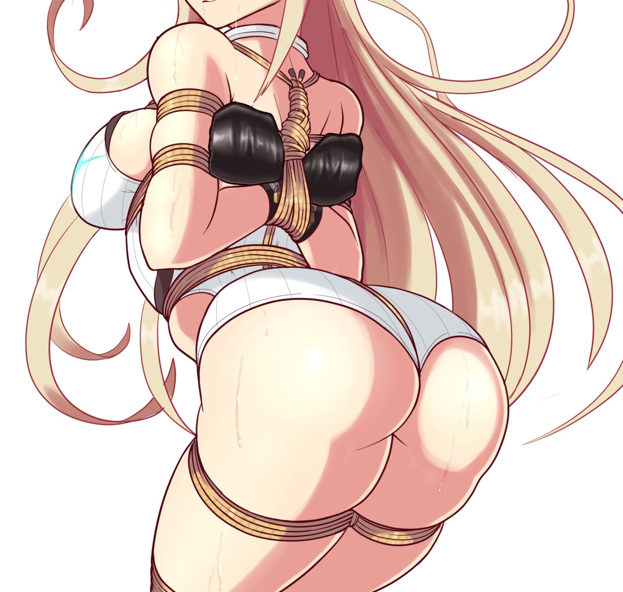 ass bagelbomb bondage hikari_(xenoblade_2) swimsuits xenoblade xenoblade_chronicles_2