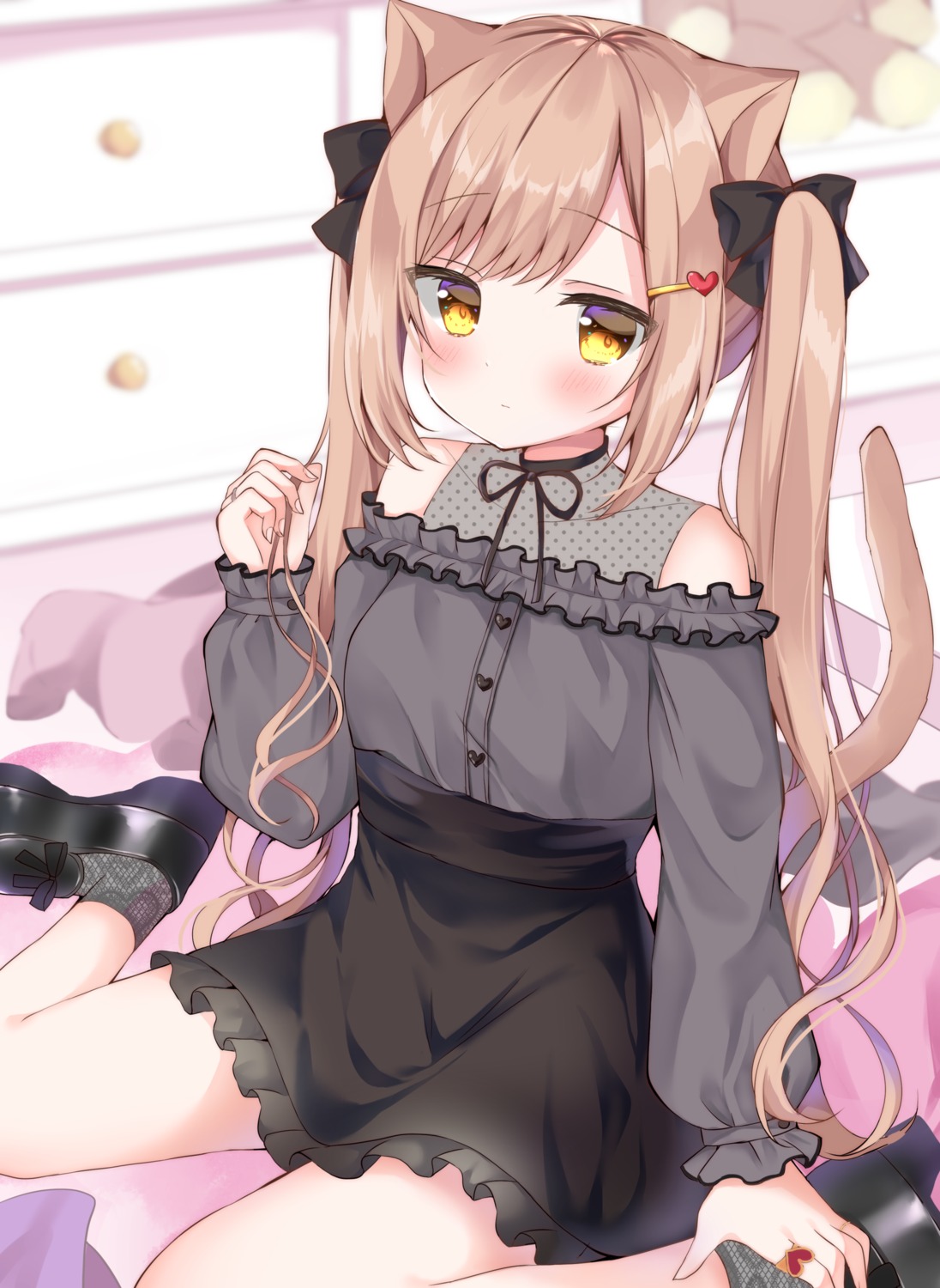 animal_ears hamico nekomimi tail