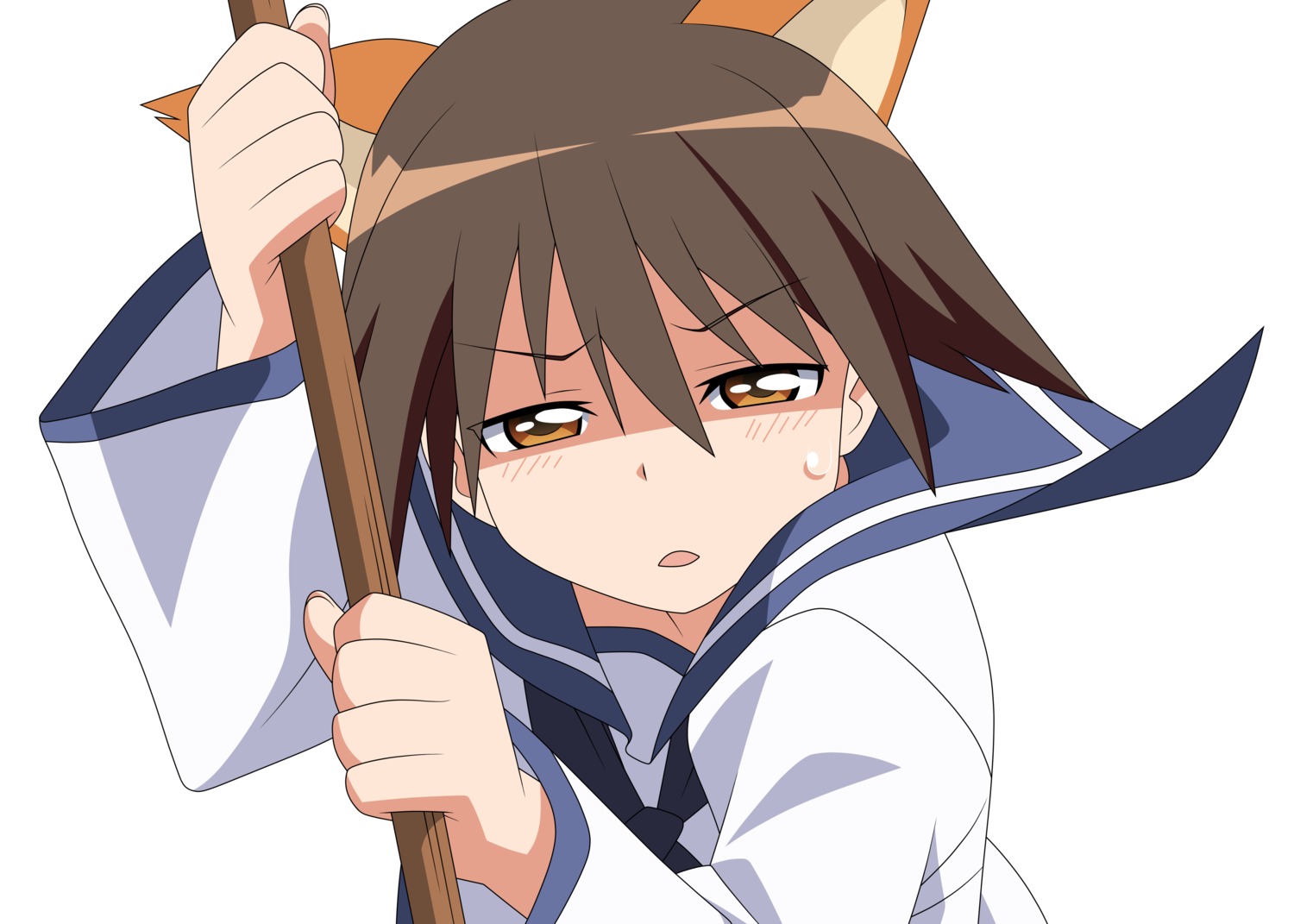 animal_ears miyafuji_yoshika seifuku strike_witches vector_trace