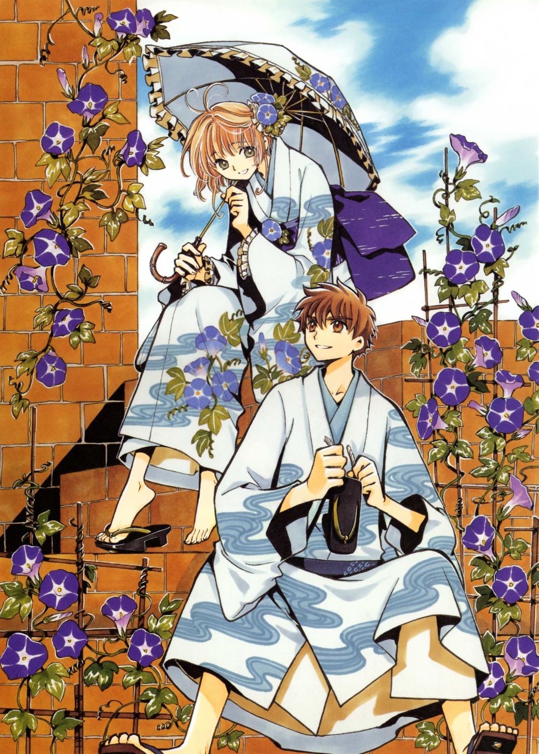 clamp kinomoto_sakura li_syaoran tsubasa_reservoir_chronicle