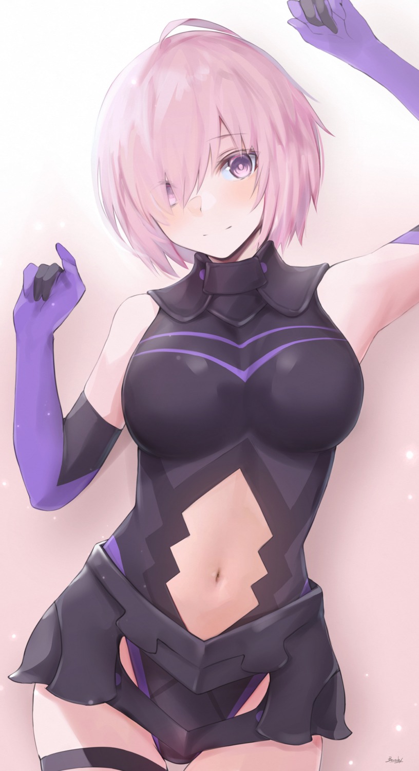 armor beeyan fate/grand_order garter leotard mash_kyrielight