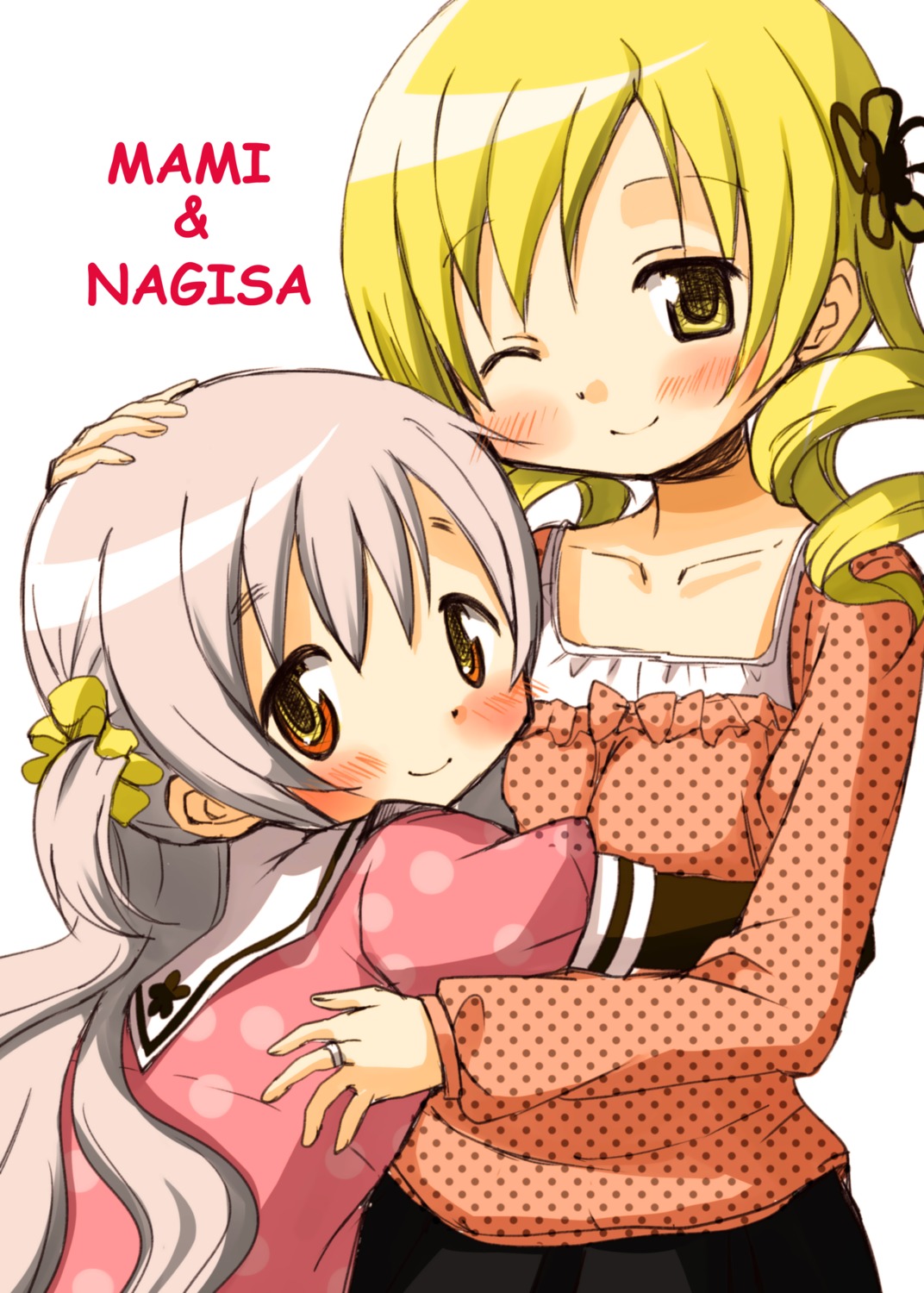 momoe_nagisa puella_magi_madoka_magica tomoe_mami tsubaki_(tatajd)