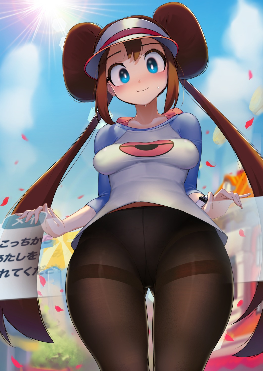 kashu_(hizake) mei_(pokemon) pantyhose pokemon pokemon_b2w2