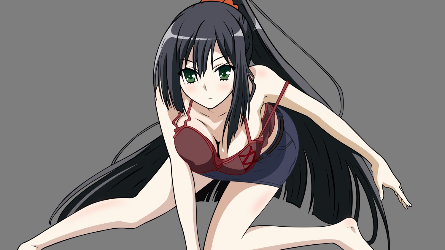 cleavage kore_wa_zombie_desu_ka seraphim transparent_png vector_trace