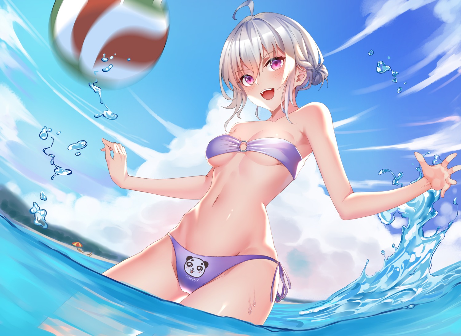 aluo_7762 bikini swimsuits wet