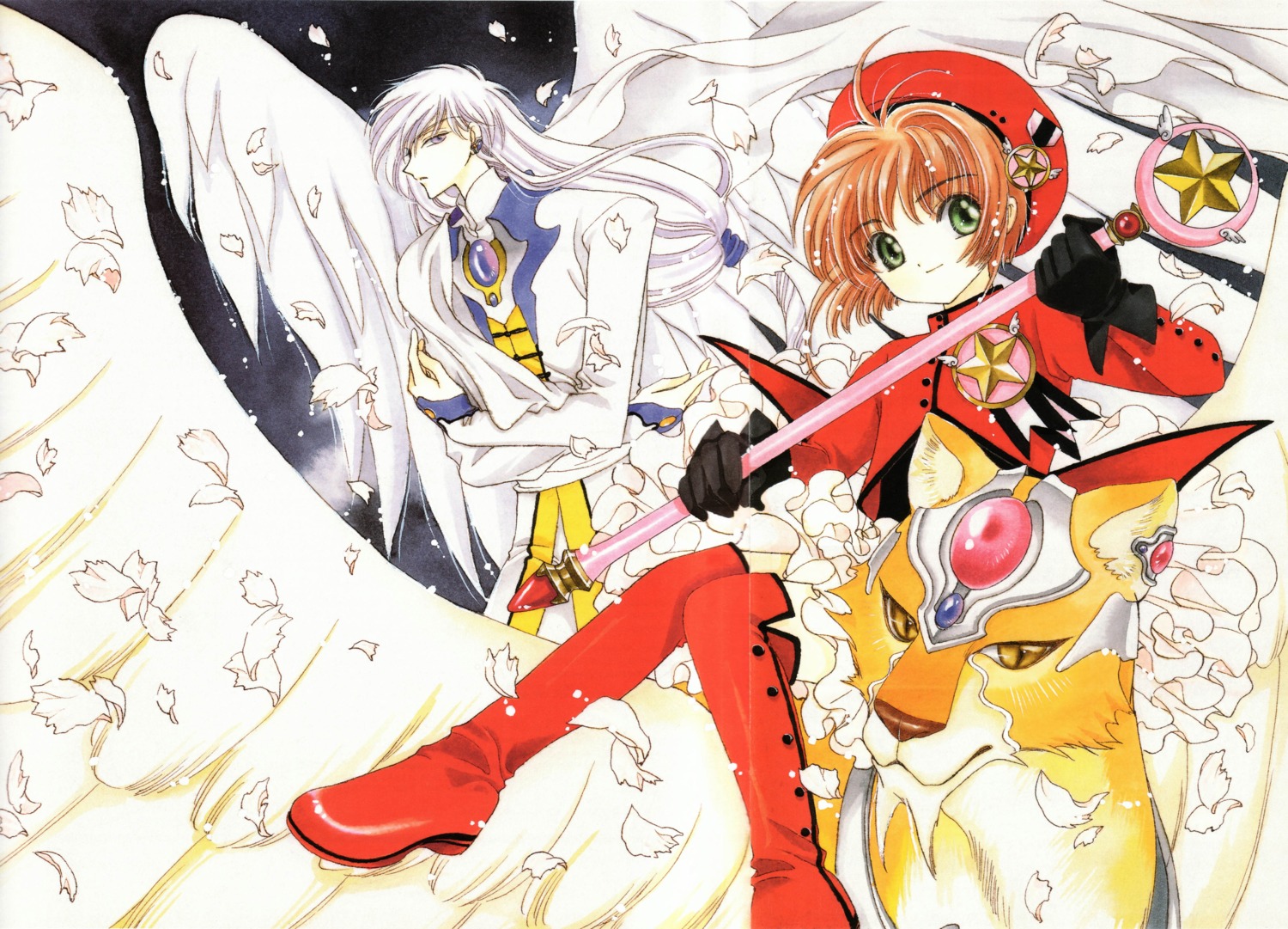 card_captor_sakura clamp kerberos kinomoto_sakura yue