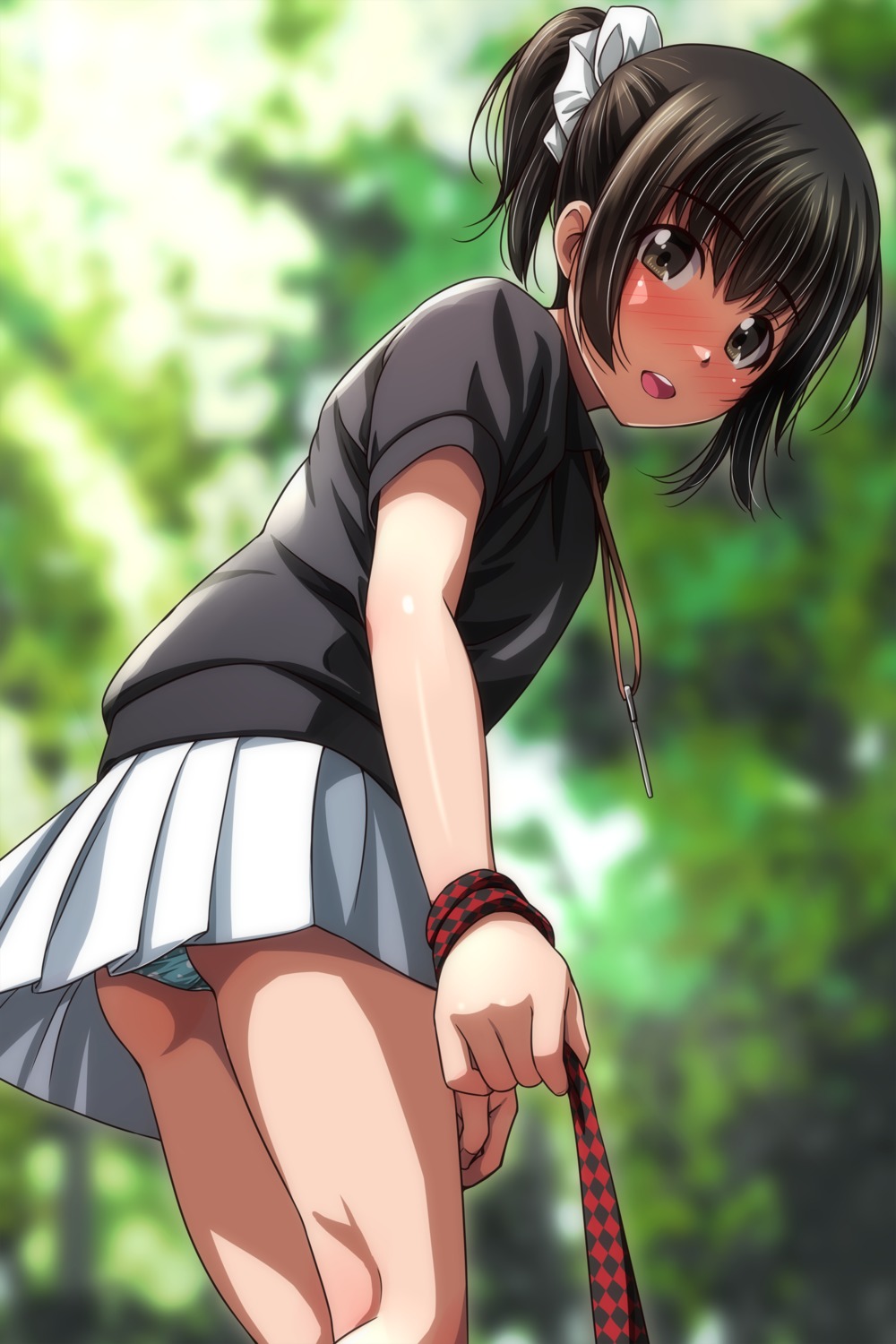 ass loli matsunaga_kouyou pantsu skirt_lift thong