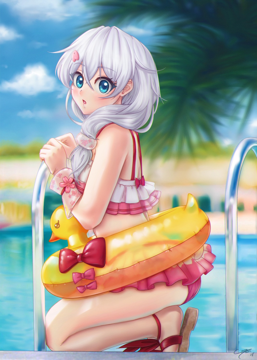 benghuai_xueyuan bikini honkai_impact kayo7 swimsuits theresa_apocalypse