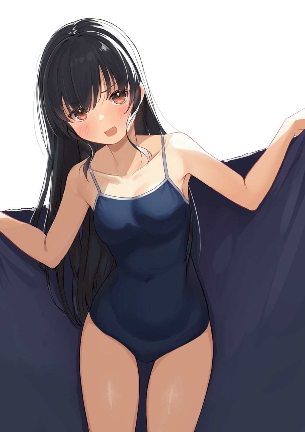 cleavage school_swimsuit shochiku swimsuits