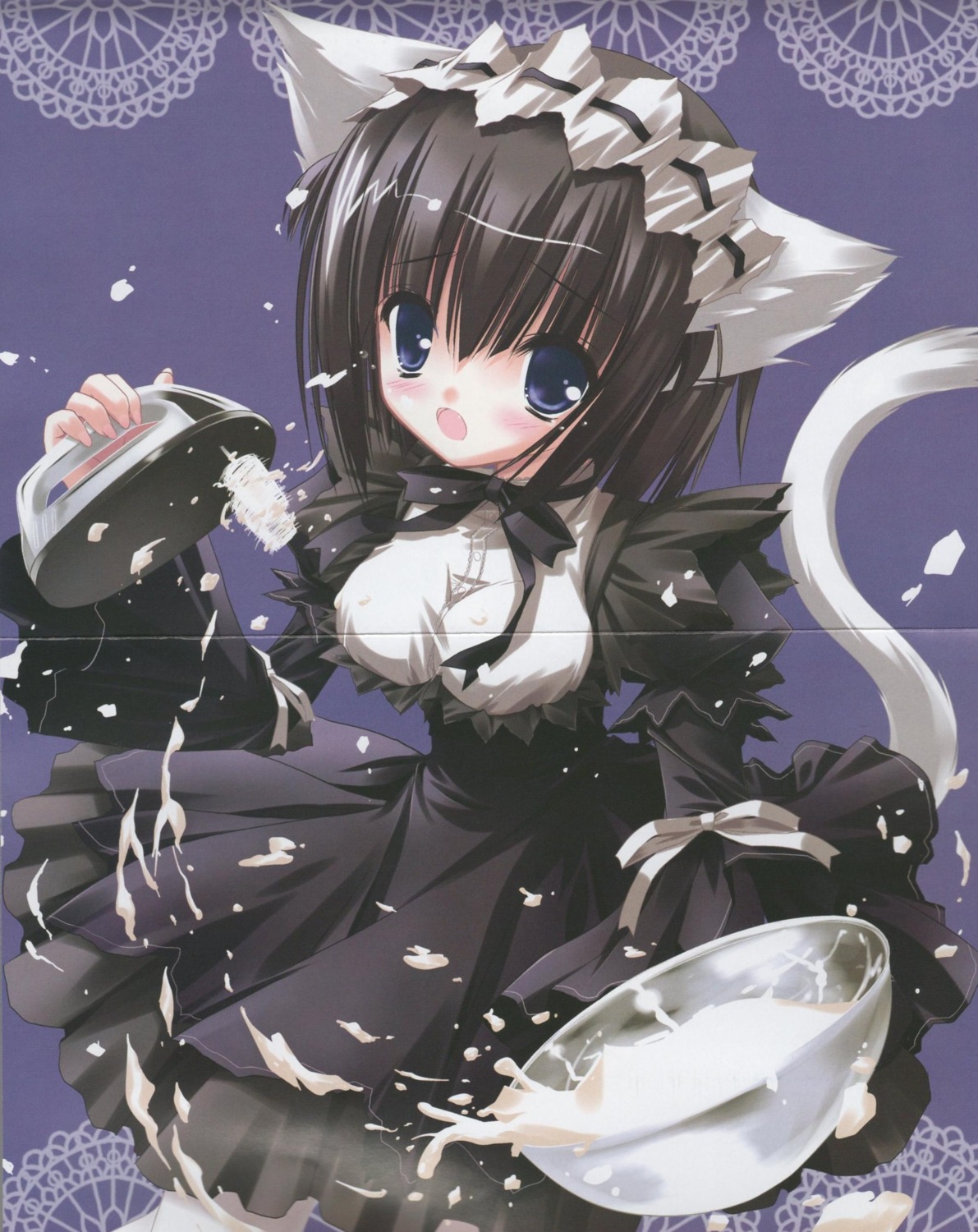 animal_ears crease gothic_lolita lolita_fashion maid nekomimi tinkerbell tinkle