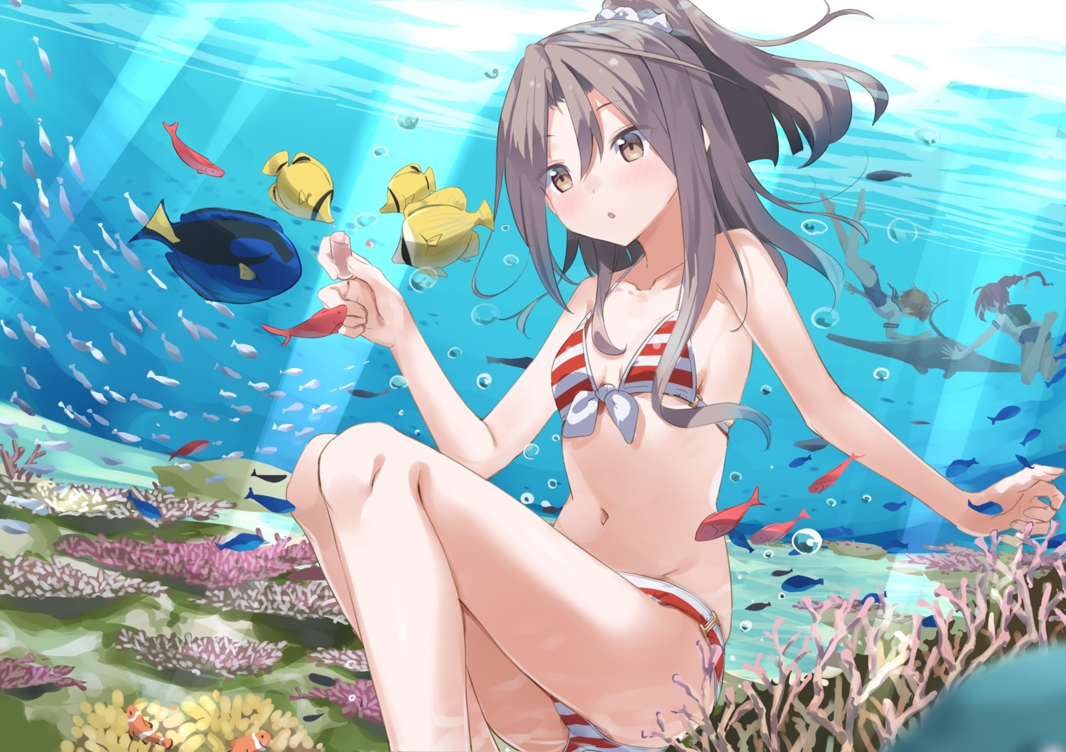 bikini kantai_collection natsuki_(gedo) swimsuits zuihou_(kancolle)