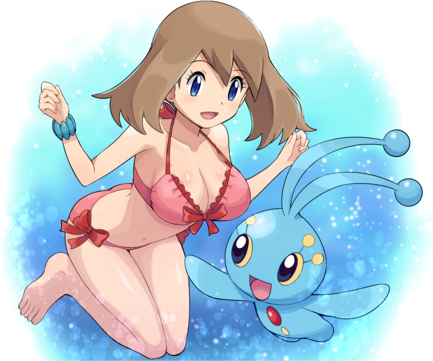 bikini haruka_(pokemon) manaphy pokemoa pokemon pokemon_oras pokemon_rse swimsuits