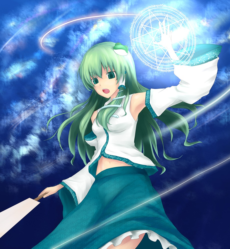 cala_(artist) kochiya_sanae touhou