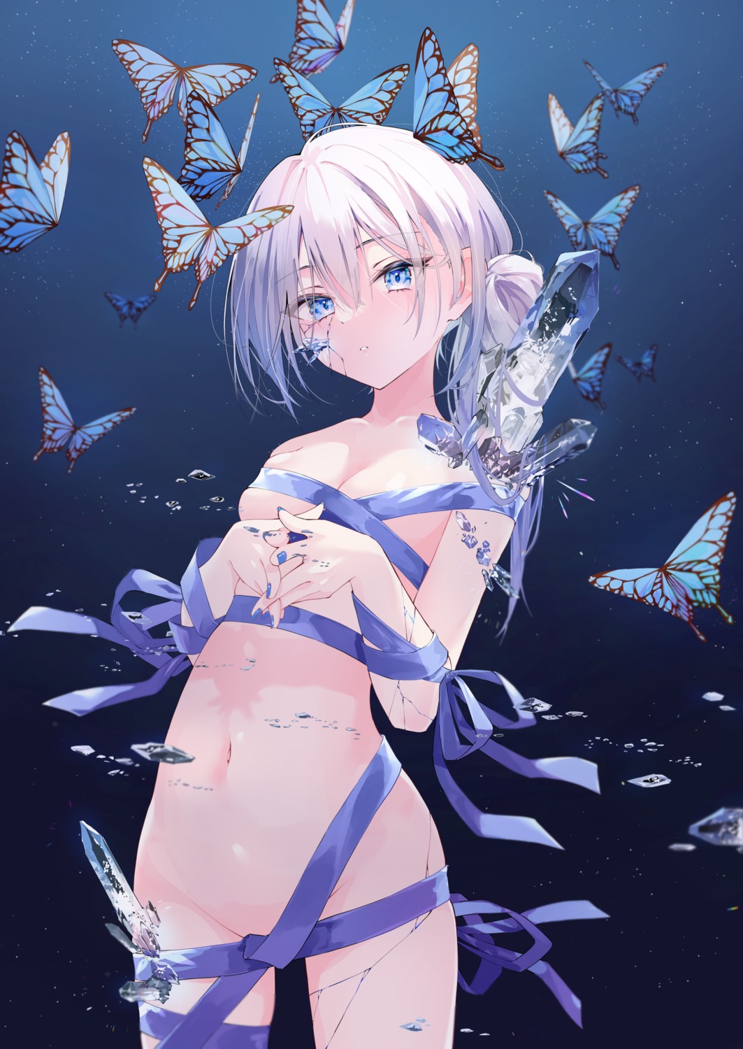 inubouzaki_(i_nu1515) naked_ribbon