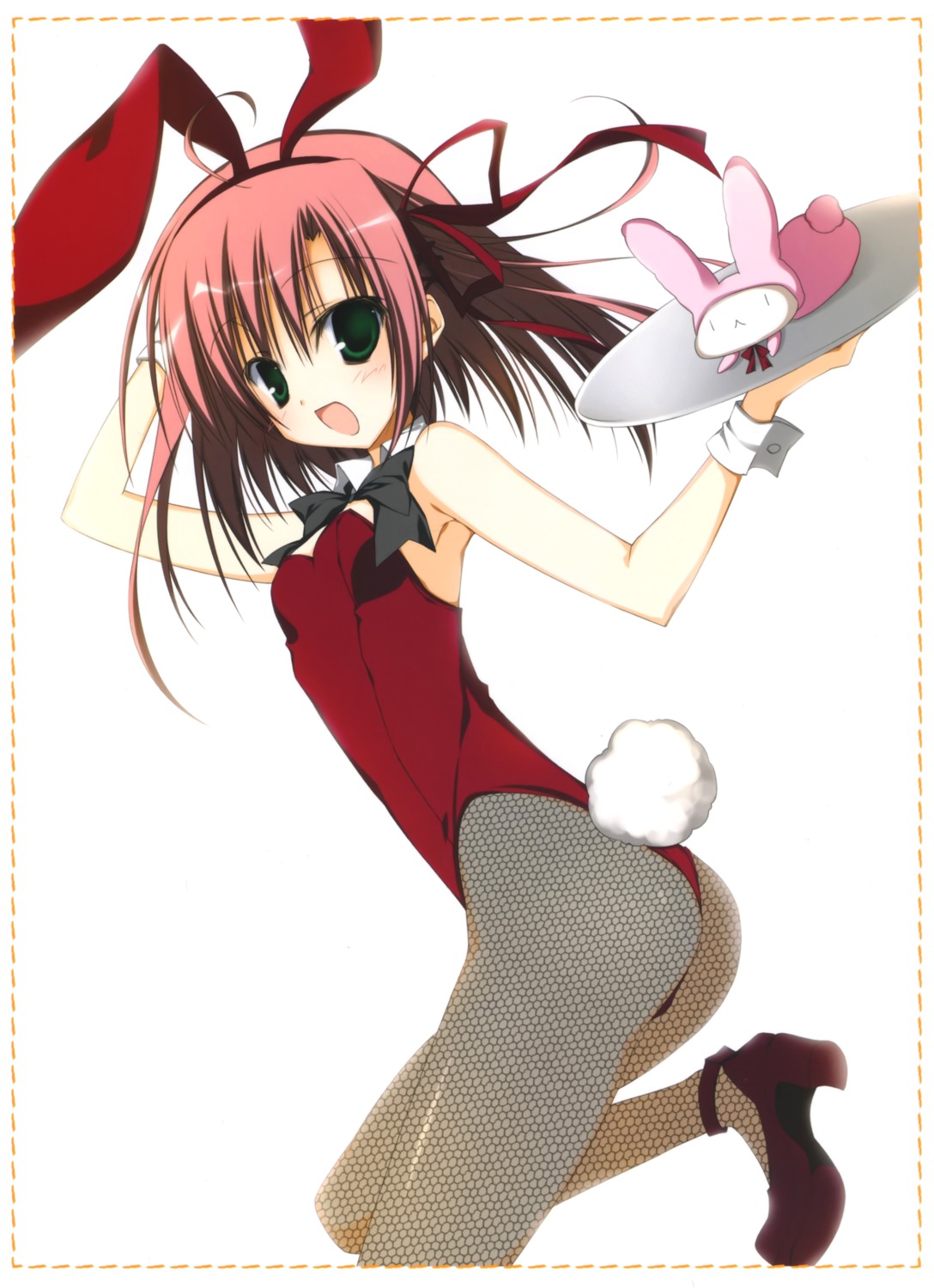 animal_ears bunny_ears bunny_girl inugami_kira sakurano_kurimu seitokai_no_ichizon