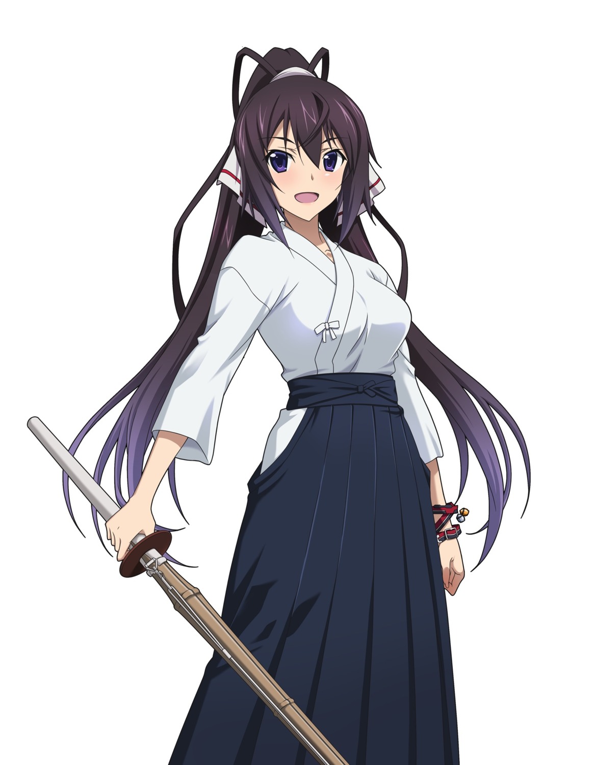 infinite_stratos japanese_clothes shinonono_houki sword