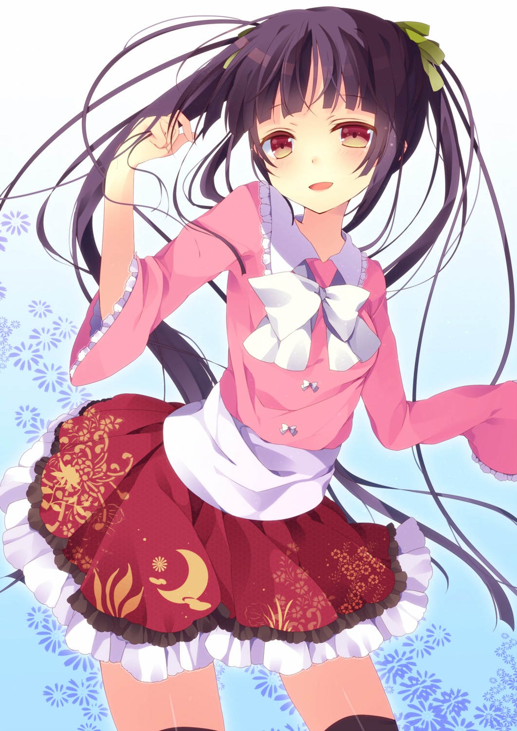 houraisan_kaguya sushimekabu thighhighs touhou