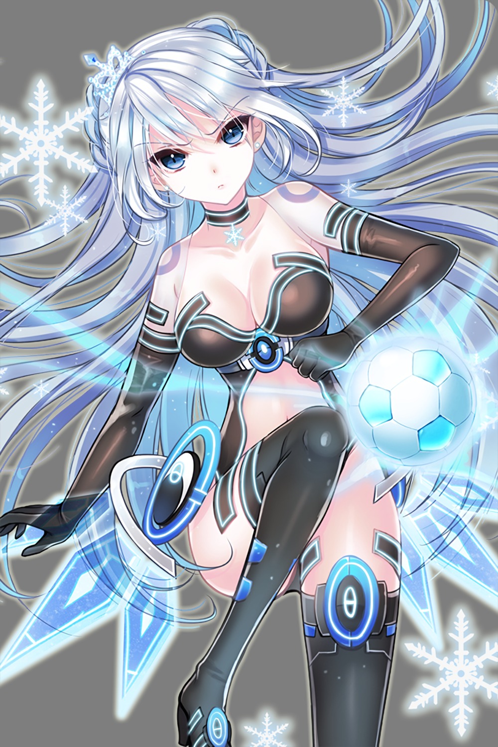 cleavage dc_neska heels see_through soccer soccer_spirits thighhighs transparent_png