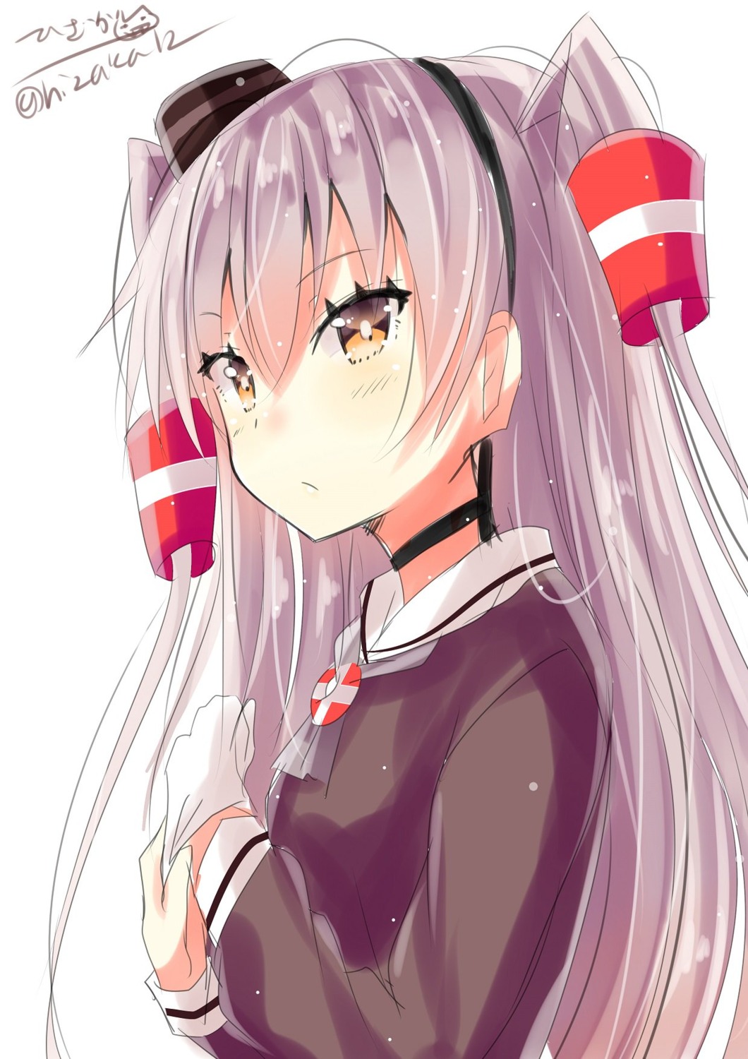 amatsukaze_(kancolle) hizaka kantai_collection seifuku