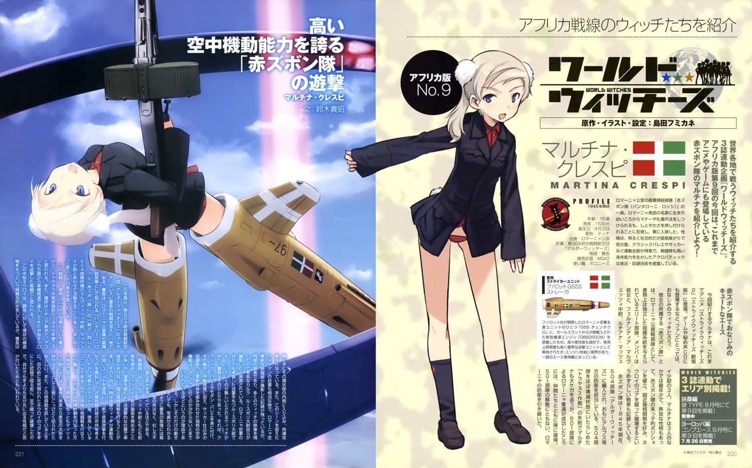 animal_ears gun martina_crespi pantsu shimada_humikane strike_witches tail uniform