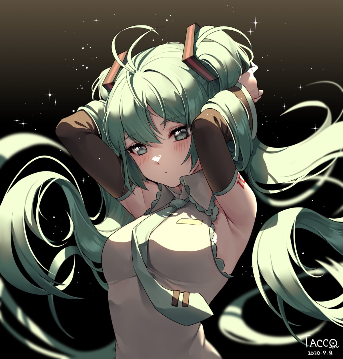 hatsune_miku tacco_(tikeworld) tattoo vocaloid