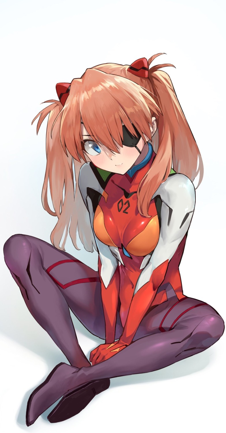 bodysuit eyepatch neon_genesis_evangelion nonco souryuu_asuka_langley