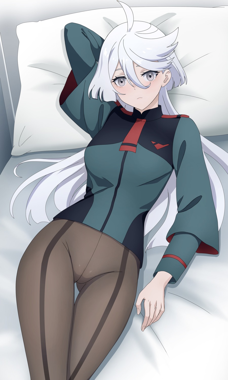 fintowing gundam gundam_suisei_no_majo miorine_rembran pantyhose uniform