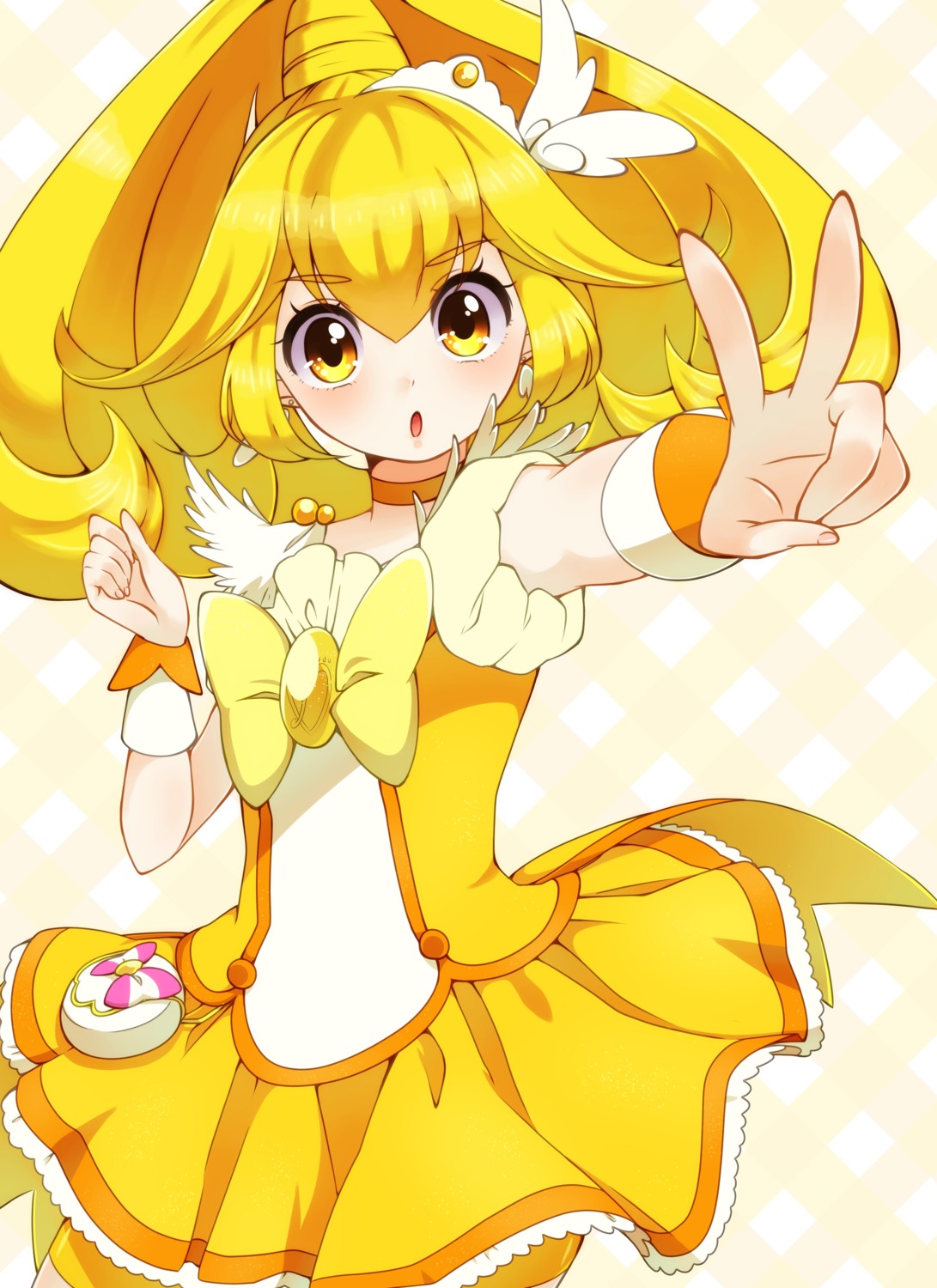 kise_yayoi pretty_cure smile_precure! yupiteru