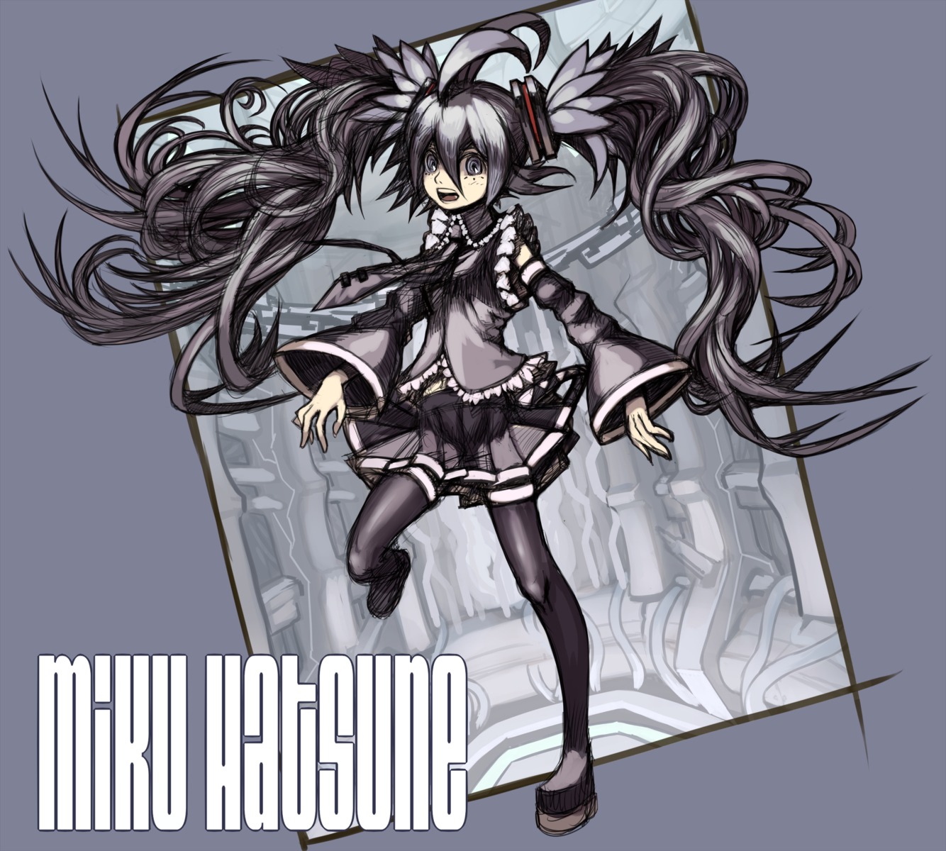 hatsune_miku thighhighs vocaloid