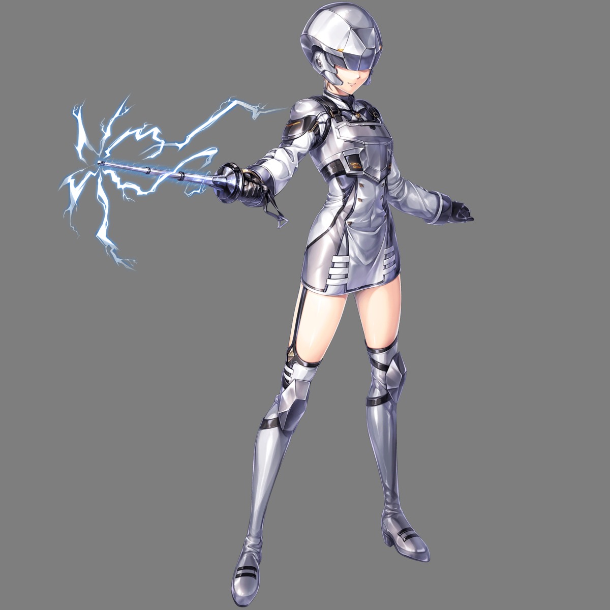 armor heels stockings thighhighs transparent_png unitia weapon