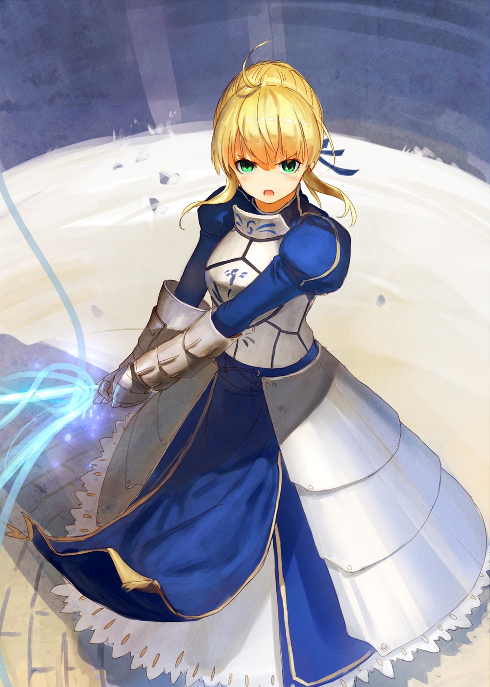 armor fate/stay_night fate/zero nanairono_kaigashi saber