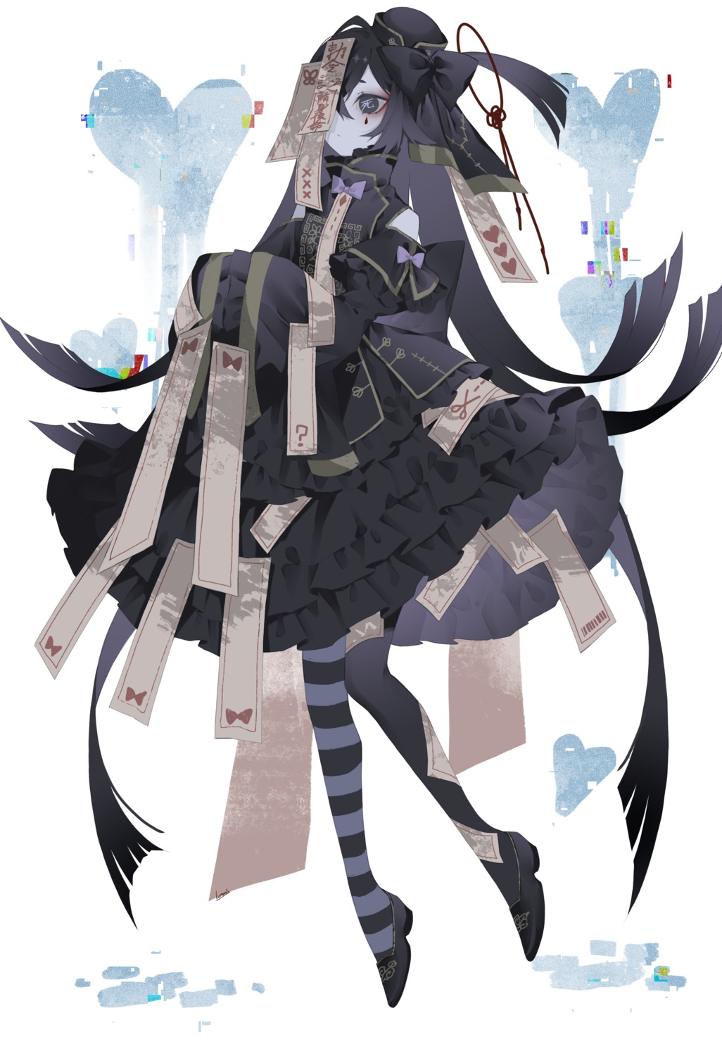 dress gothic_lolita lolita_fashion pantyhose skirt_lift tagme