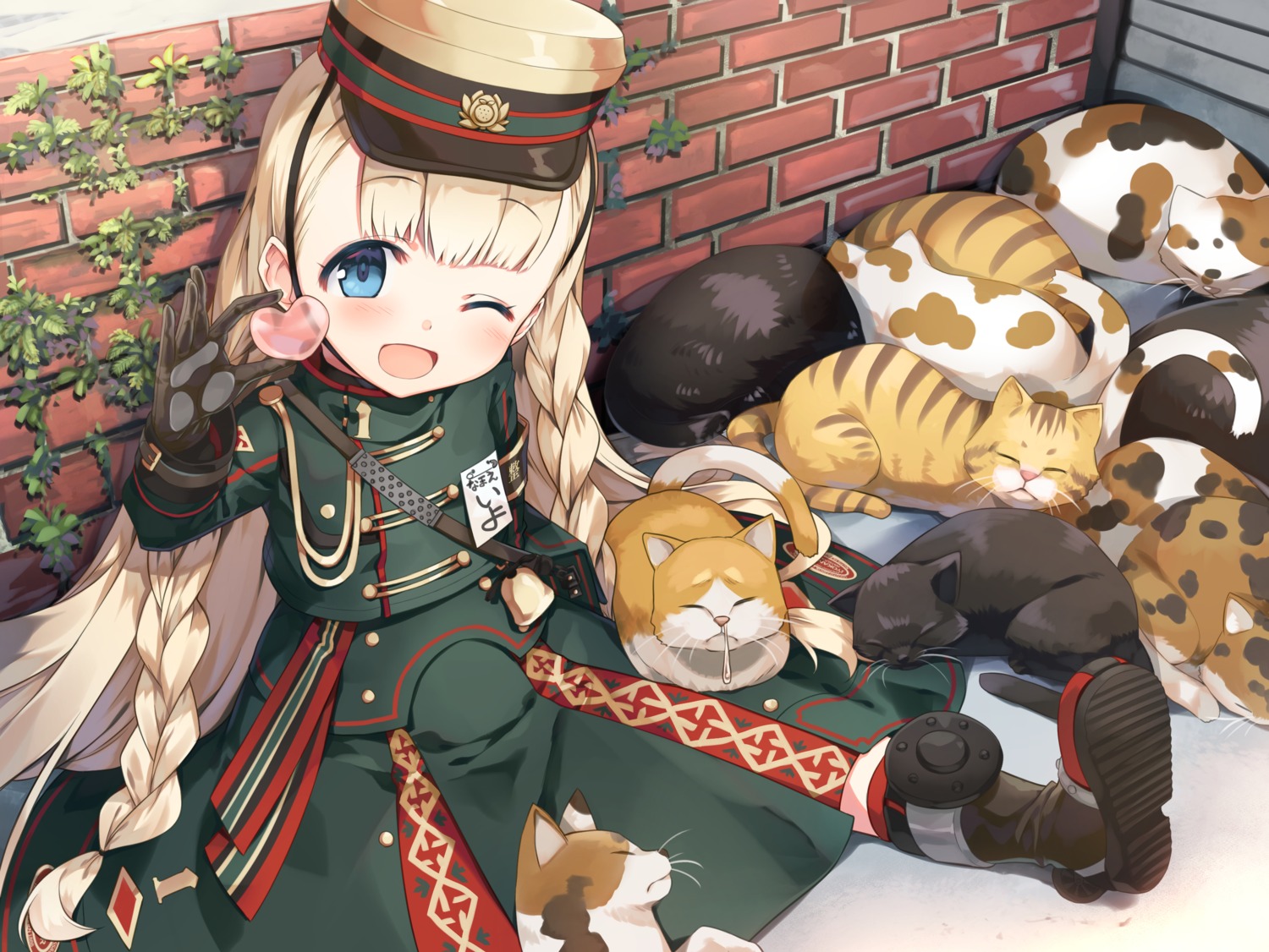 cura iyo_(rail_romanesque) neko rail_romanesque raro uniform