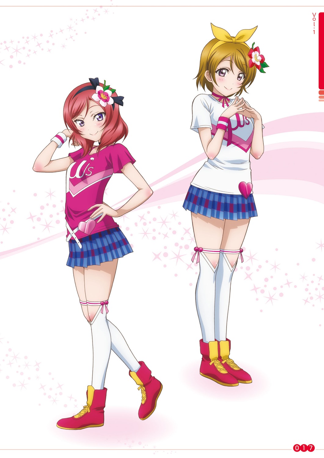 garter koizumi_hanayo love_live! nishikino_maki tagme thighhighs