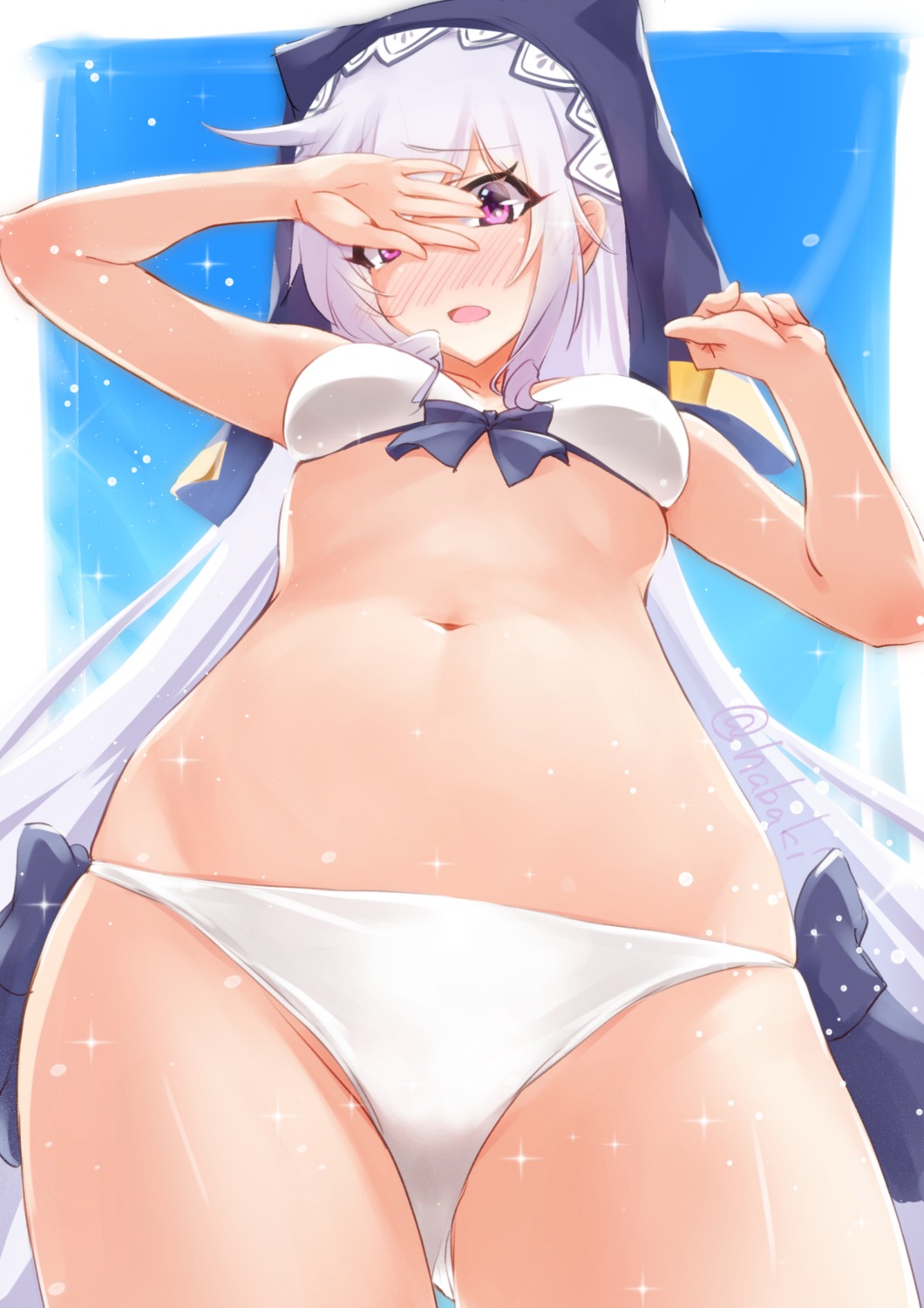 bikini eris_(konosuba) kono_subarashii_sekai_ni_shukufuku_wo! saezu_habaki swimsuits