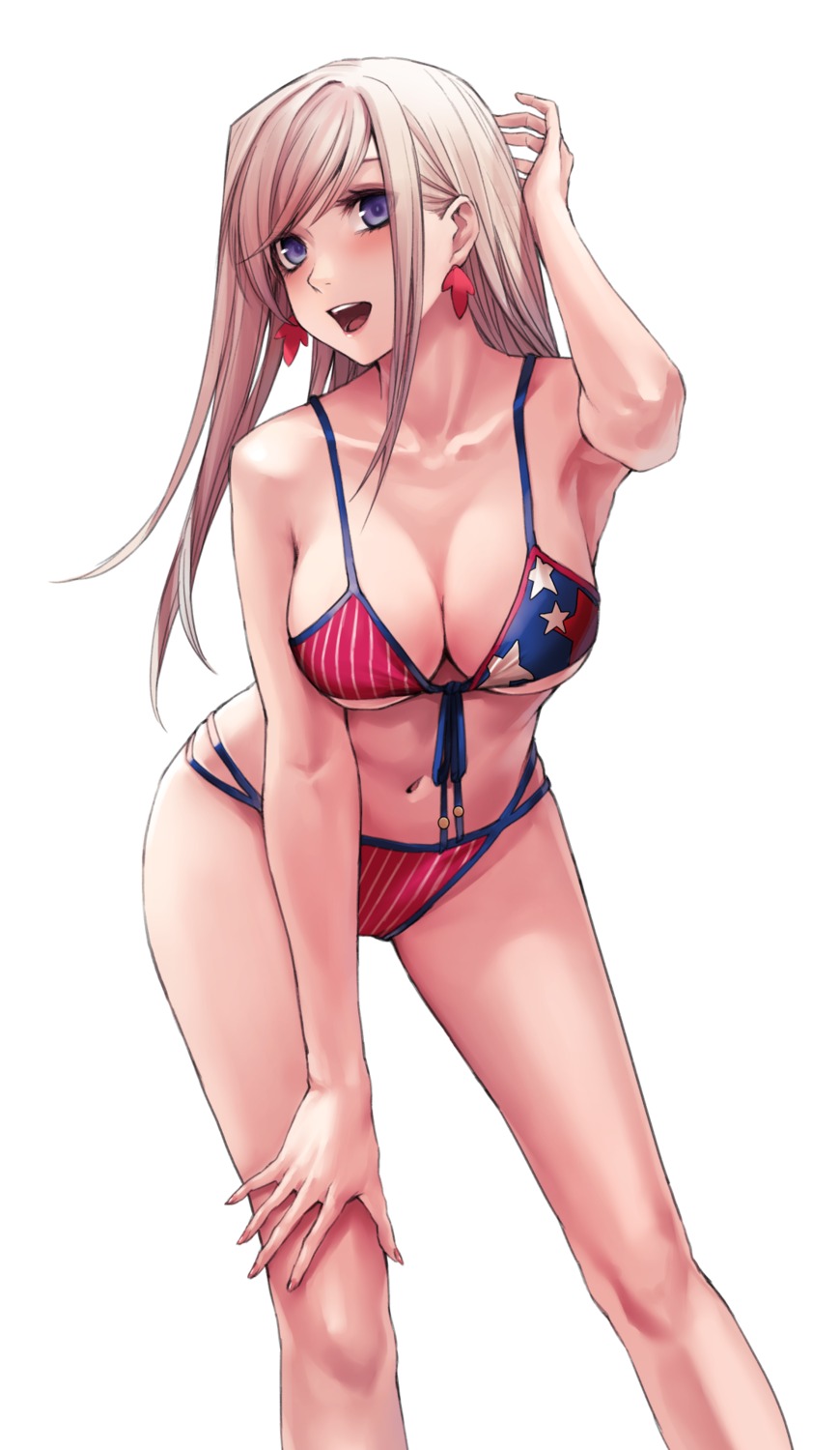 applekun bikini fate/grand_order miyamoto_musashi_(fate/grand_order) swimsuits