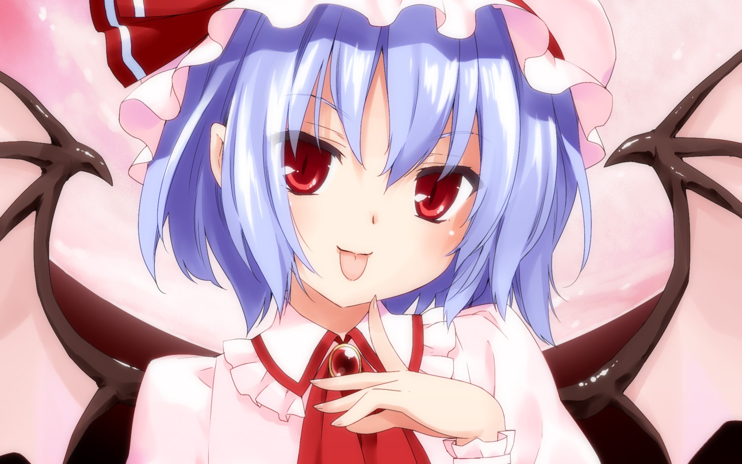 kani_biimu remilia_scarlet touhou wallpaper wings