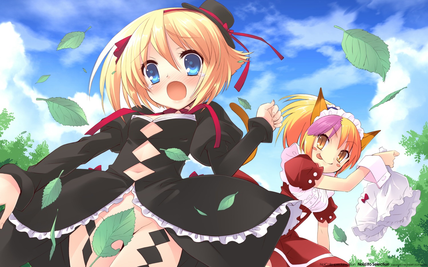 alice_parade ito_noizi kimagure_neko nopan odoodo_funny unisonshift wallpaper