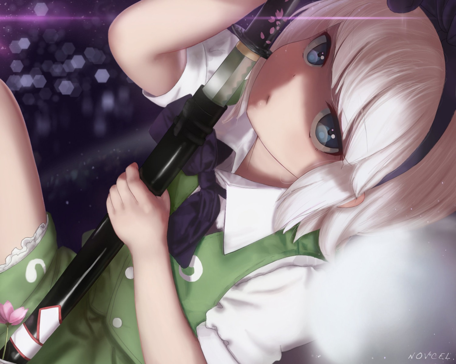 konpaku_youmu novcel sword touhou