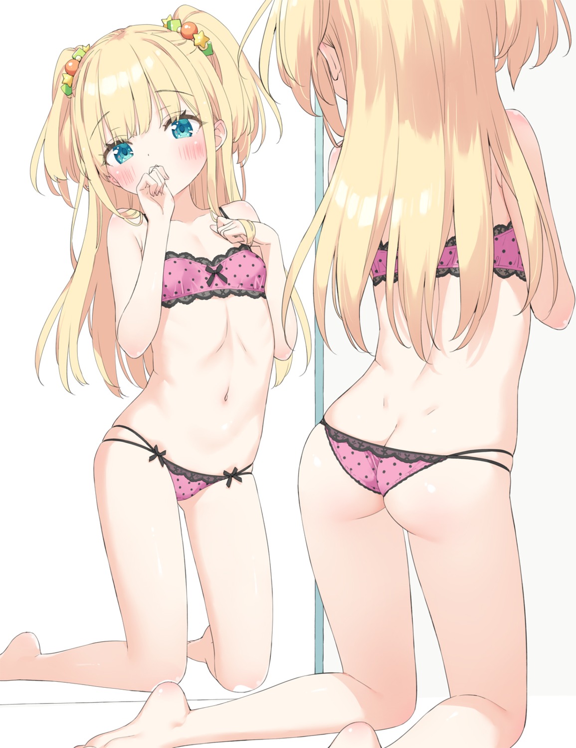 ass bra kani_biimu loli pantsu shimotsuki_potofu thong