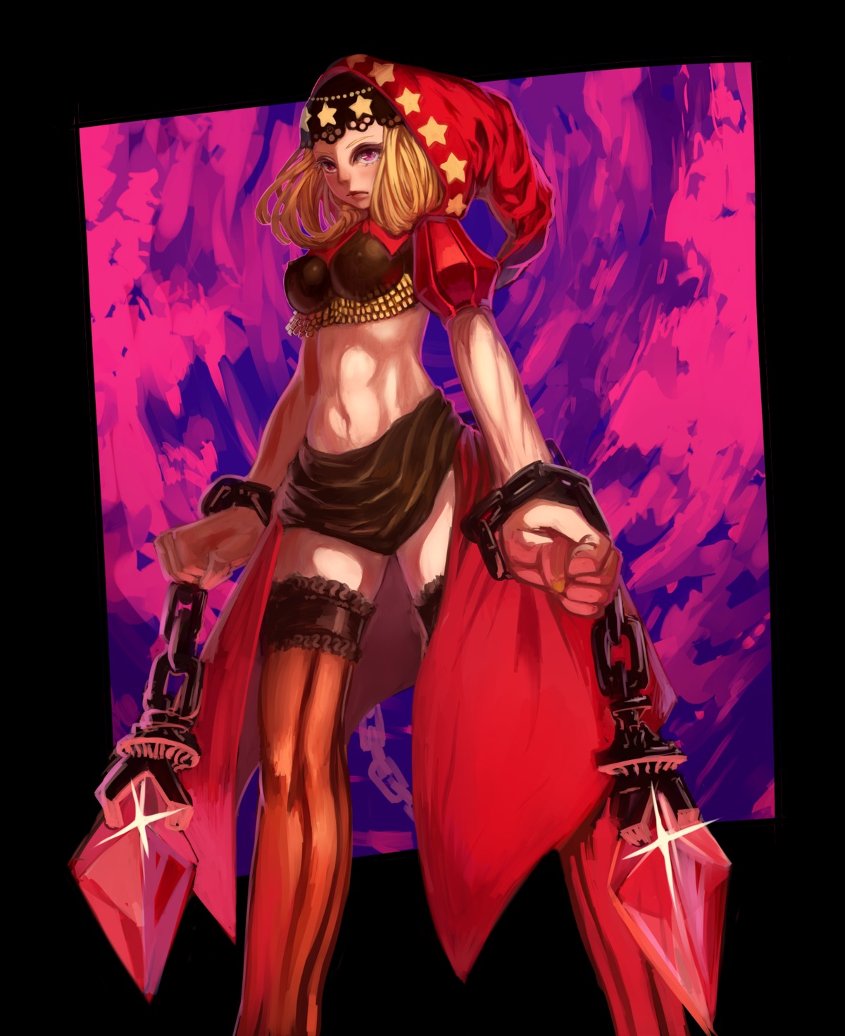 erect_nipples kansousamehada odin_sphere thighhighs velvet