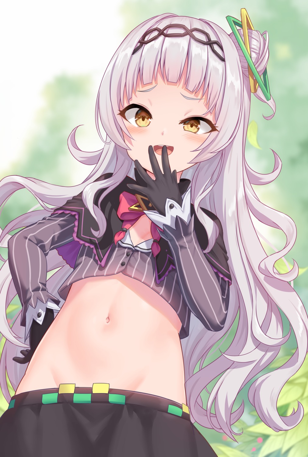 cleavage hololive loli milkshake_(artist) murasaki_shion