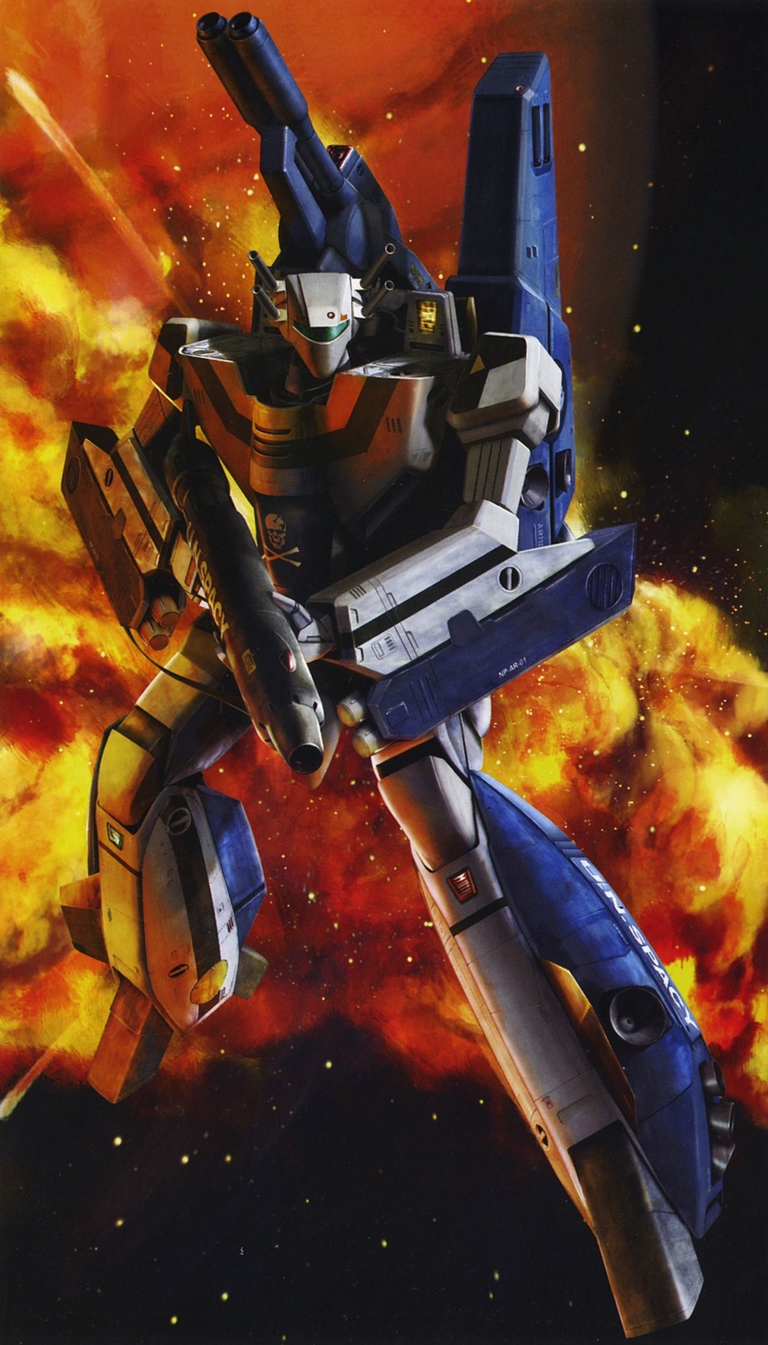 macross mecha tenjin_hidetaka the_super_dimension_fortress_macross